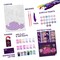 OKTO | Air Dry Clay Paint by Numbers & Modeling Kit for Adults | Hummingbirds in LOVE | 11.8x15.7 in